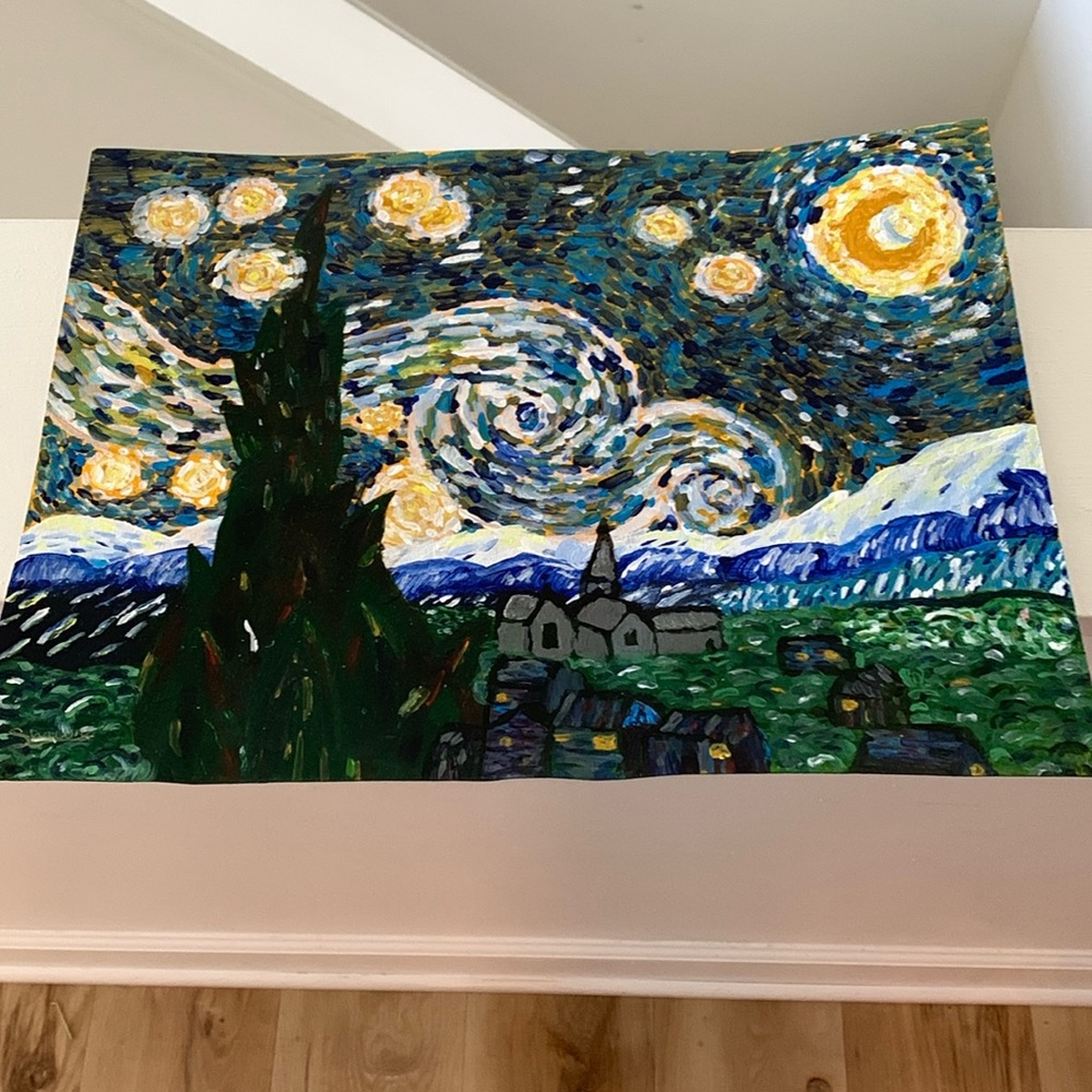 Story Night painting